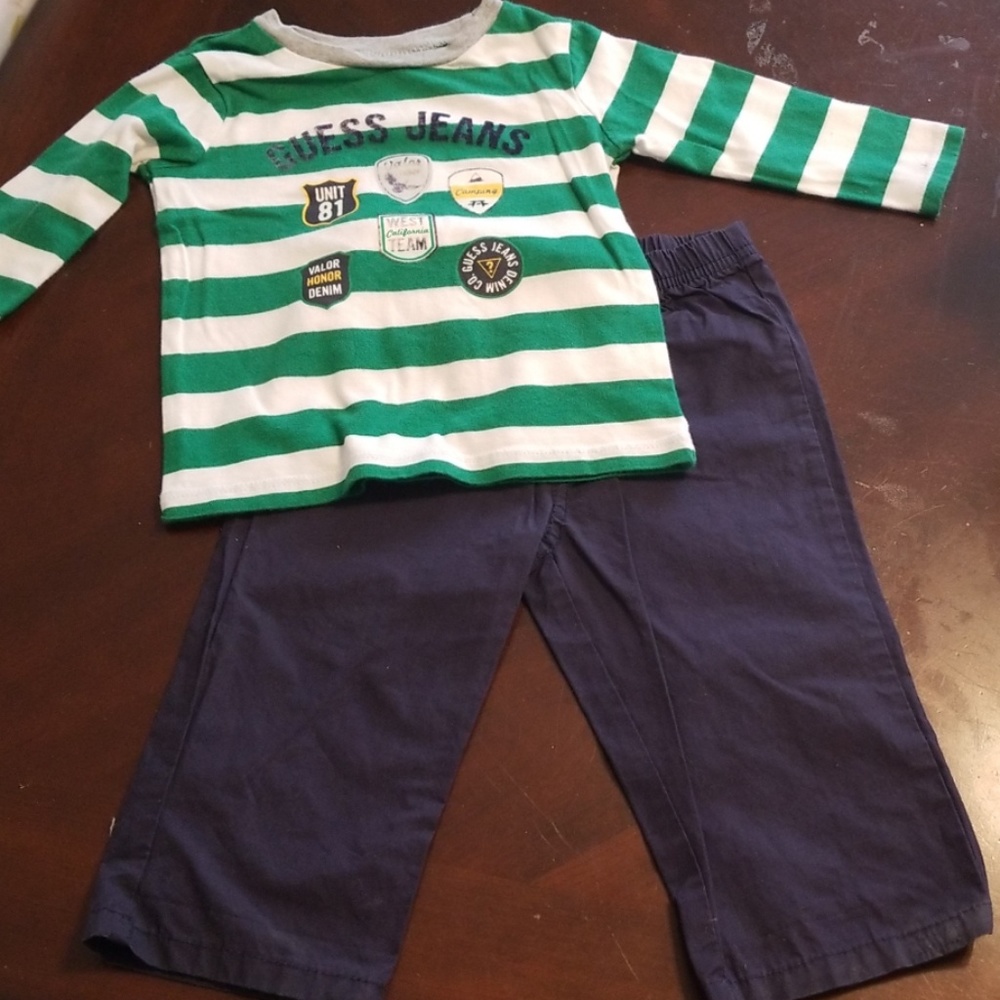 Guess boys outfit size 12 months